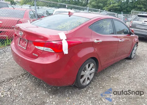 2012 Hyundai Elantra Limited (Ulsan Plant) из США, поврежденный, VIN KMHDH4AE7CU494118